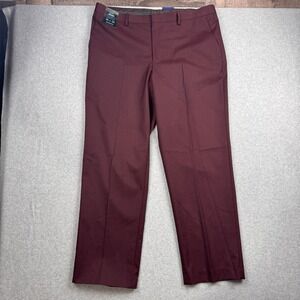 Murano Men's Dress Pants in Burgundy